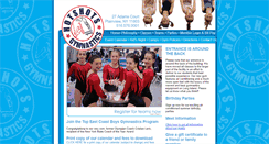 Desktop Screenshot of hotshotsgymnastics.com